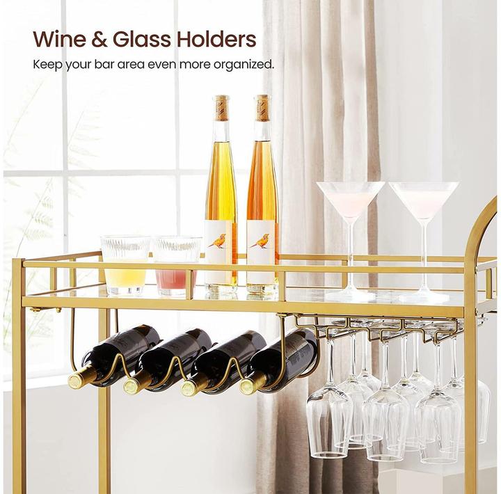 Actual product image Vasagle Serving trolley