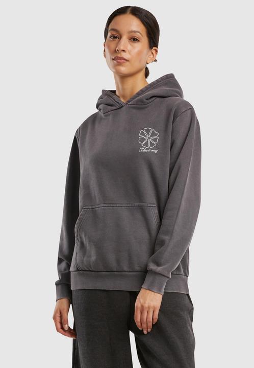 Immagine prodotto Miss Tee One Line Flowers Ladies Vintage Heavy Hoody - 205253 (XL)