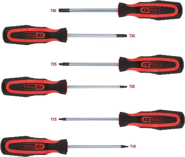 Actual product image KS Tools ERGOTORQUEplus screwdriver set (TX)