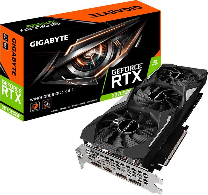 Image du produit Gigabyte GeForce RTX 2070S Windforce OC (8 Go)