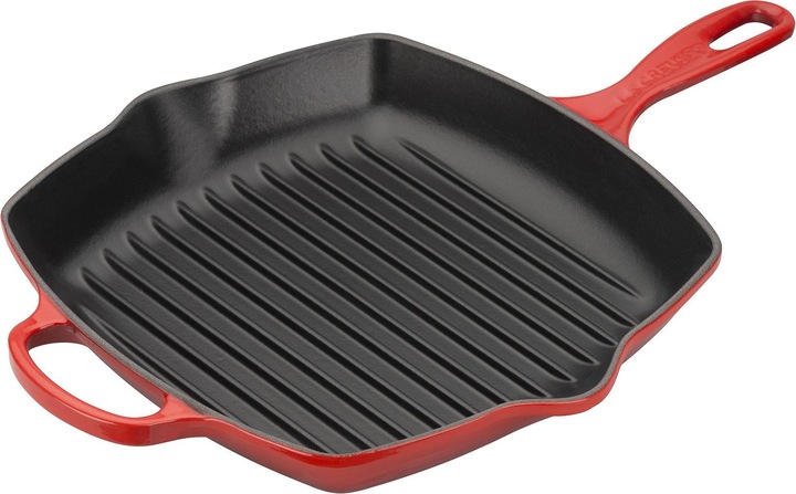 Le Creuset Signature (26 cm, Grillpfanne, Gusseisen)