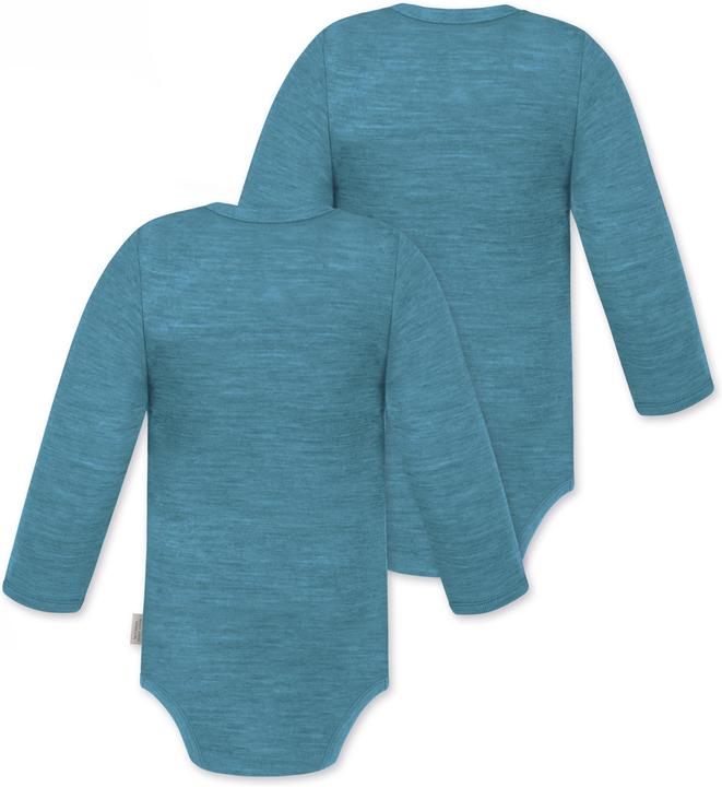Produktbild Normani 2er Pack Baby Merino Langarmbody „Tuai" - 9397 (92)