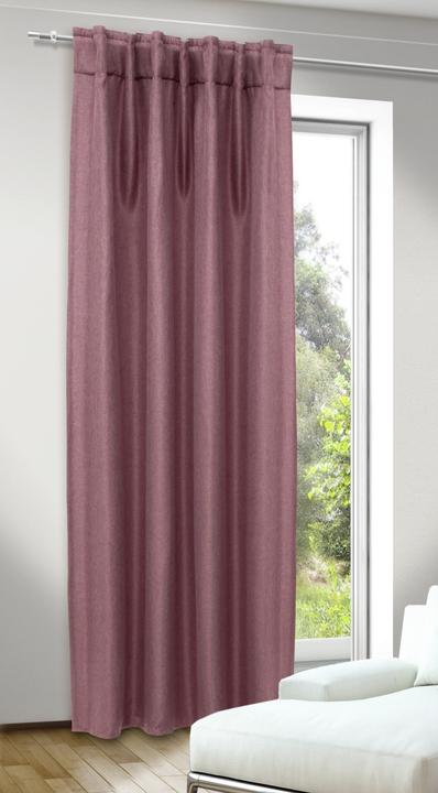 Productafbeelding Sehlbach Fertiggardine mit verdeckten Schlaufen Dimout Uni (245 x 135 cm)