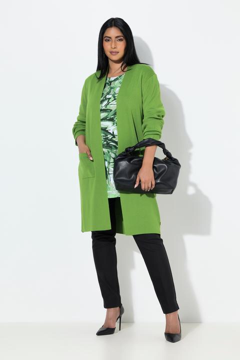 Produktbild Ulla Popken Strickjacke, lange, offene Form, weicher Feinstrick (46, 48)