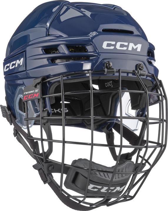Image du produit CCM Tacks 720 SR casque de hockey avec cage (bleu foncé, M) (M)