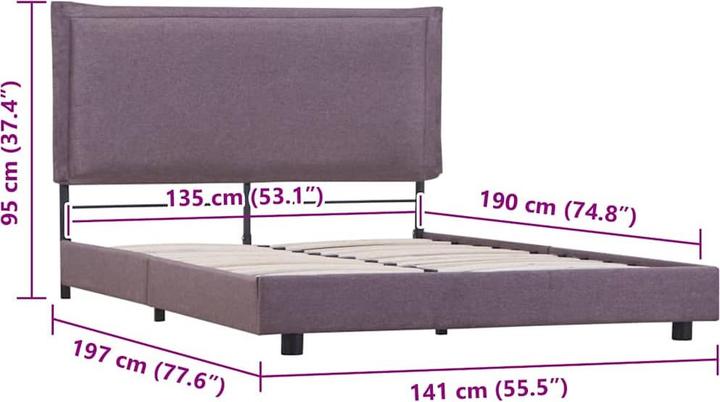 Image du produit vidaXL Ramo (135 x 190 cm)