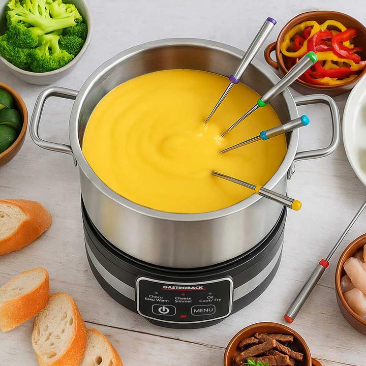 Produktbild Gastroback 42568 Fondue Multicook 4 in 1 (Käsefondue, Schokoladenfondue)