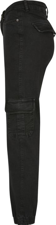 Actual product image Urban Classics Ladies Organic Stretch Denim Cargo Pants - 16966 (28)