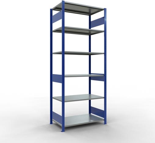 Immagine prodotto Schulte Lagertechnik Sistema di scaffalature di base senza viti MULTIplus150 con ripiani di lunghezza