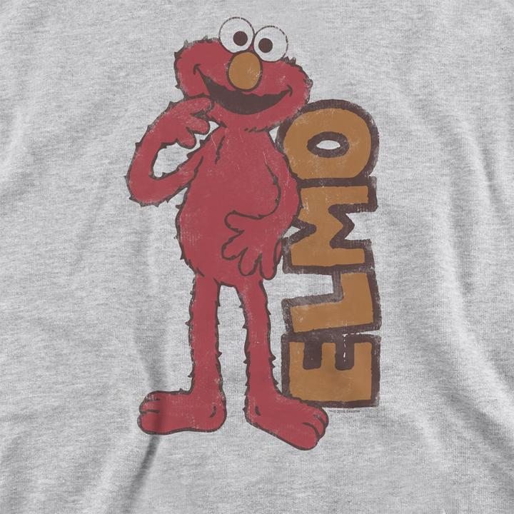 Image du produit - Sweat motif Elmo style Rétro - Adulte (M)