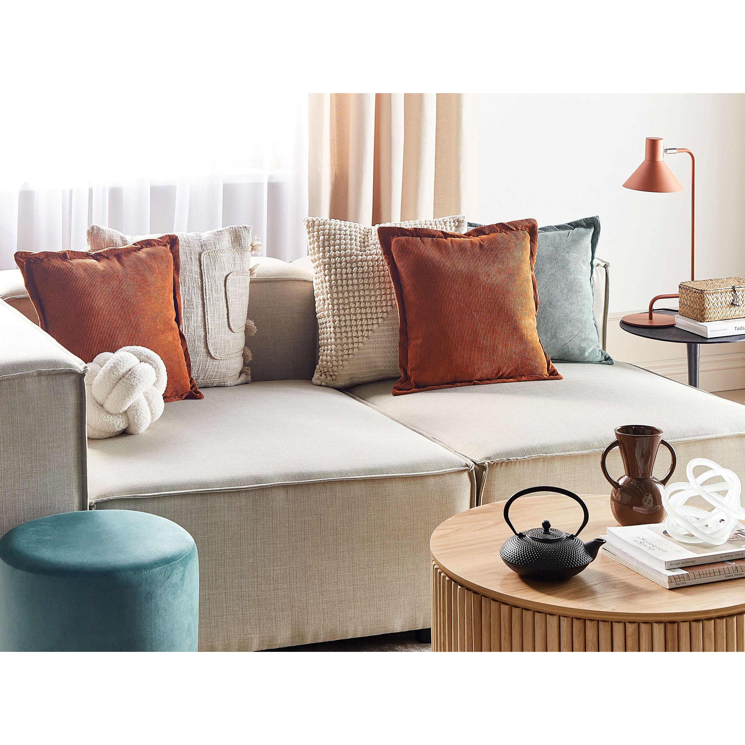 Thumbnail - Beliani, Dekokissen, Zinnia (43 x 43 cm)