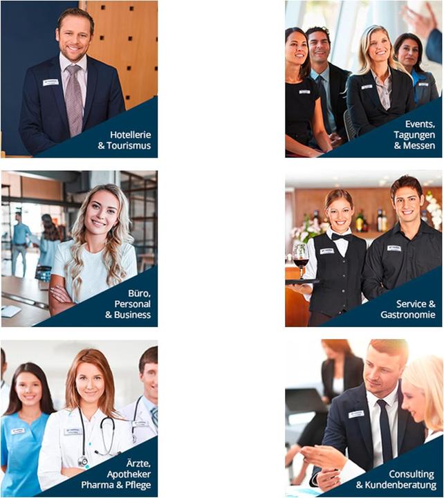 Actual product image Badgepoint POL20MA66-20DR Name badges, 64 x 22 mm, metal-coloured