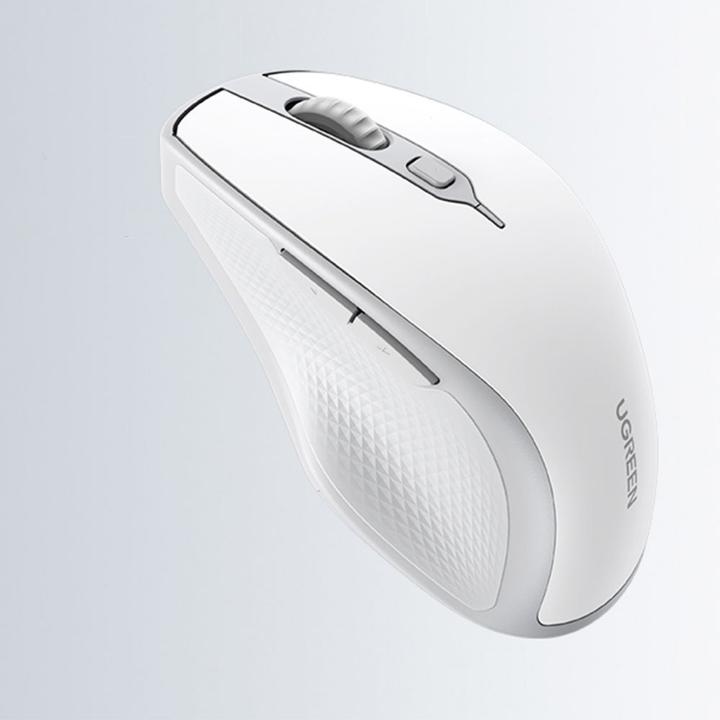 Actual product image Ugreen Wireless mouse MU101 2.4G (White) (Cable)
