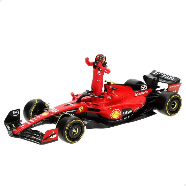 No Name Bburago Diecast 1:24 Formule Racing Ferrari SF-23 Carlos Sainz #55 met coureur figuurtje leeftijden