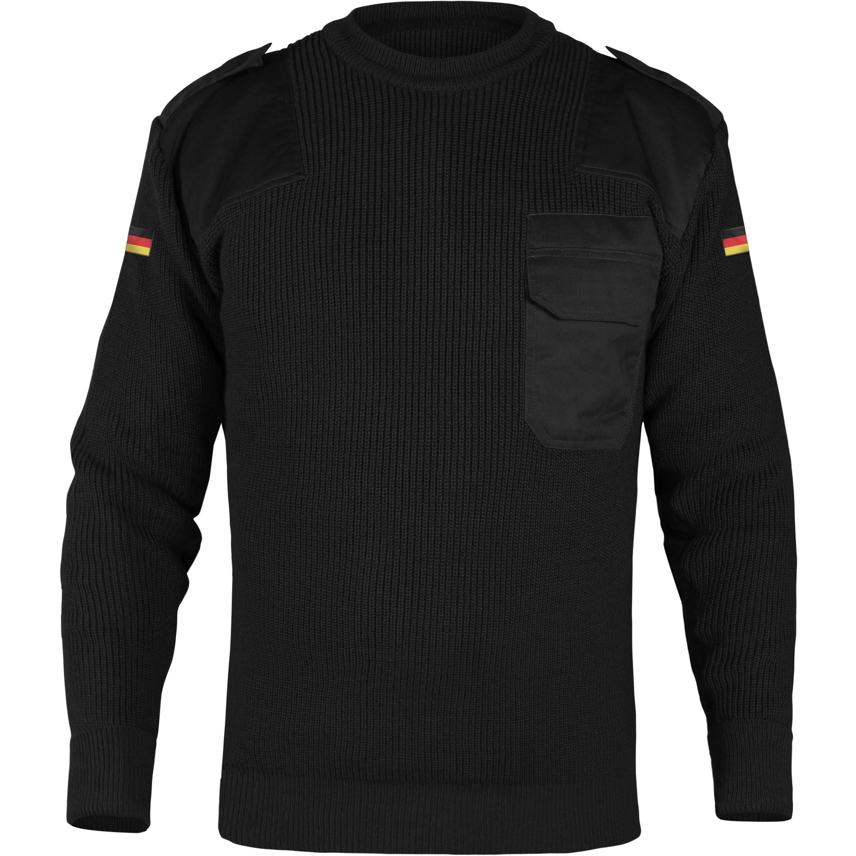 Normani, Herren, Pullover, Herren BW-Pullover Dörentrup, Schwarz, (M)