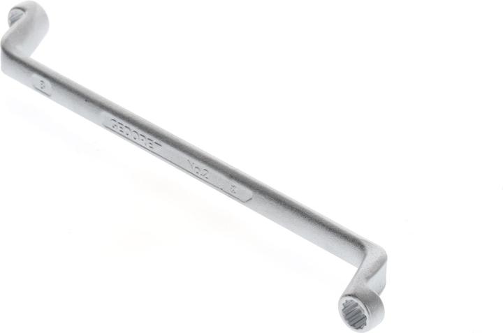 Actual product image Gedore 2 7X8 double ring spanner, UD profile, 7x8 mm