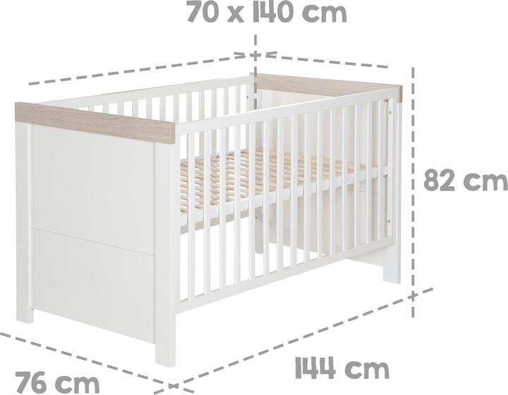 Immagine prodotto Roba Lettino Lucy Combi (70 x 140 cm)