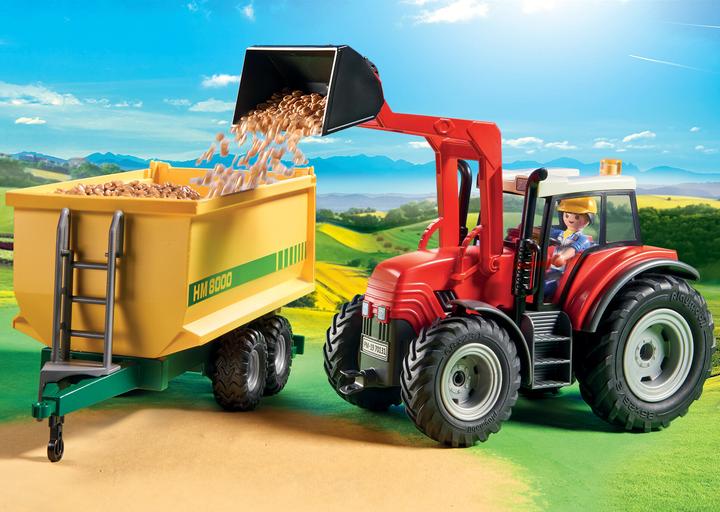 Image du produit Playmobil Tracteur géant avec remorque (70131, Playmobil Country)