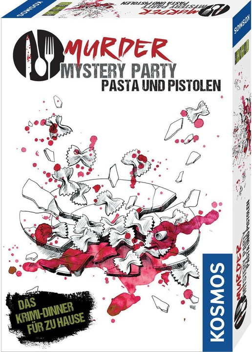 Kosmos Murder Mystery Party - Pasta & Pistolen (Deutsch)