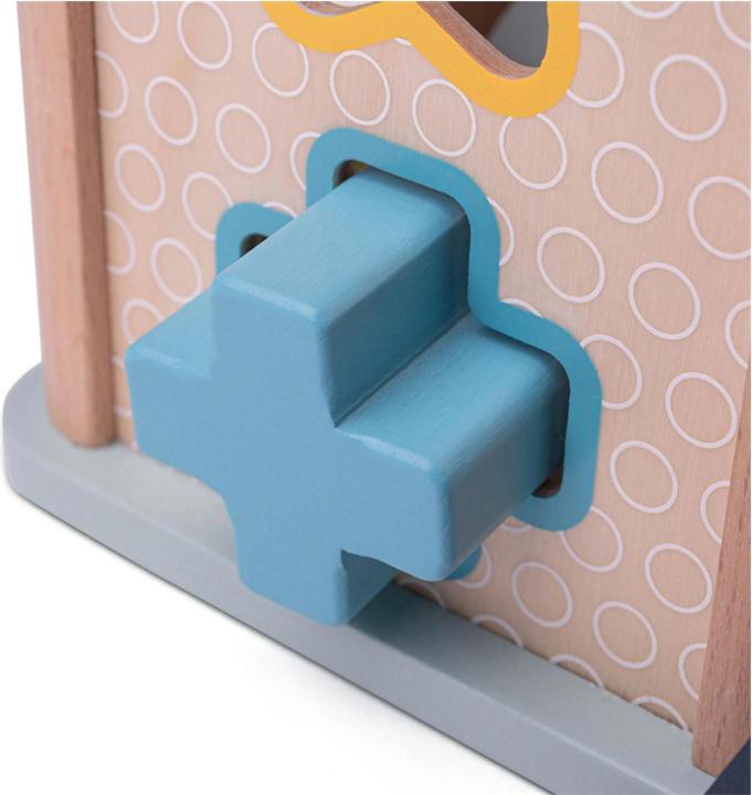 Actual product image Bigjigs Wood shape sorter, 9 pcs -FSC 100%