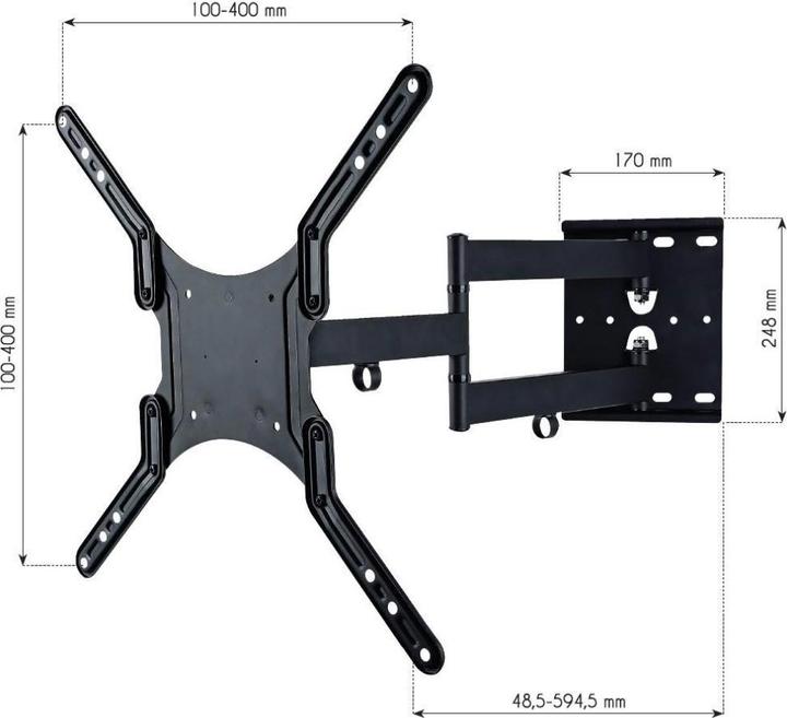 Produktbild Techly LCD TV Wandhalterung (Wand, 55", 45 kg)