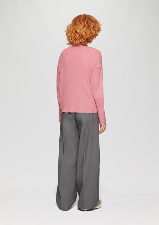 Actual product image S.Oliver Strickpullover Rippstrickpulover mit weiten Ärmeln (M)