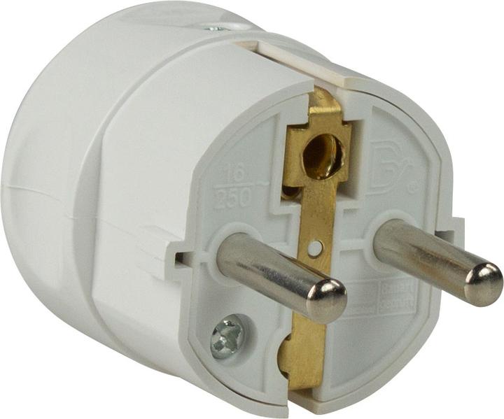 Actual product image As - Schwabe asSchwabe SchukoCentralPlug white (CEE 7/4)