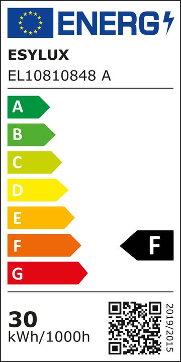 Label énergétique Esylux Projecteur à LED (3000 lm, IP65)