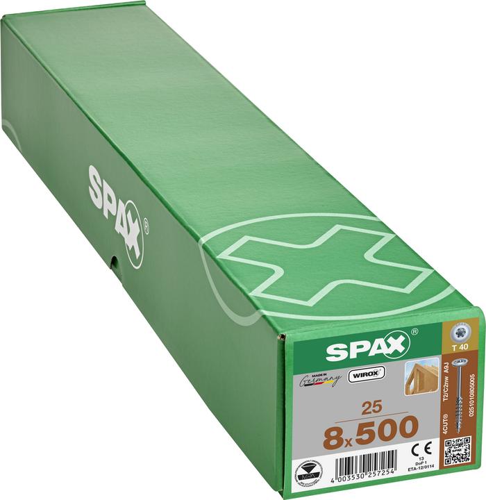 Actual product image Spax Plate Head T-Star Plus T40 Partially Threaded 4cut Wirox (1 Screws per piece)