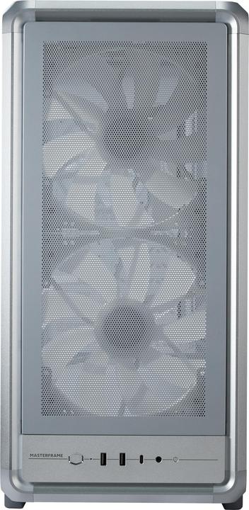 Produktbild Cooler Master CoolerMaster Geh MasterFrame 500 Mesh ARGB Silver (Micro ATX (mATX), Mini-DTX, Mini-ITX, SSI CEB)