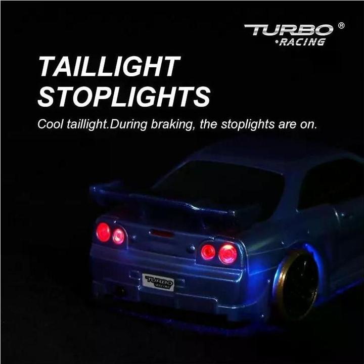 Produktbild Turbo Racing Micro Drift C64, Grün RTR, 1:76 (RTR Ready-to-Run)