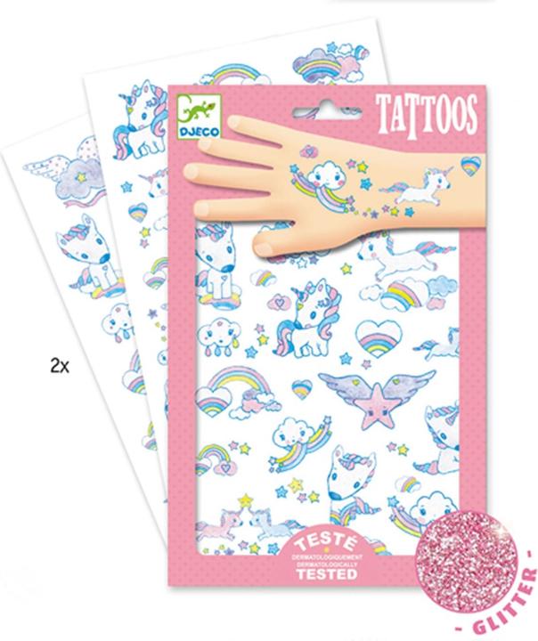 Productafbeelding Djeco Tatoeages Eenhoorns