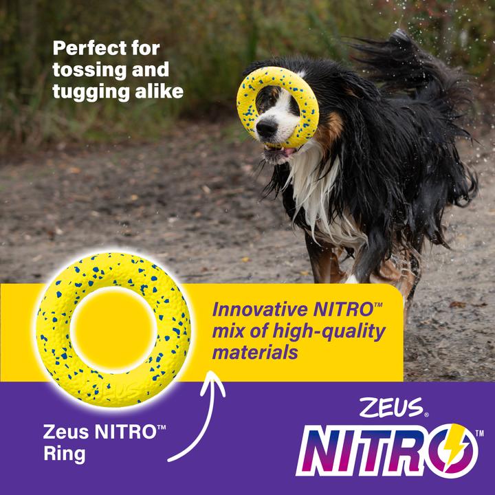 Actual product image Hagen Zeus Nitro - Zeus Nitro Ring - Yellow and Blue - Ø16cm