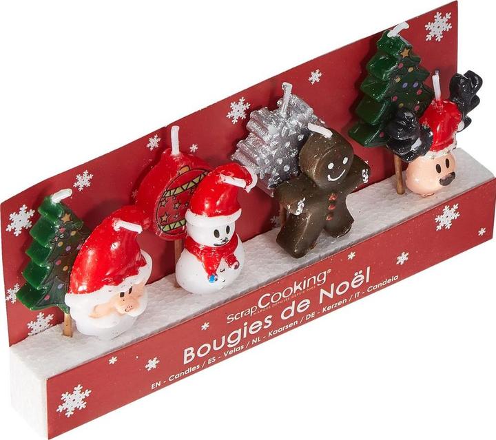 Actual product image ScrapCooking Christmas candles set (8 pcs.)