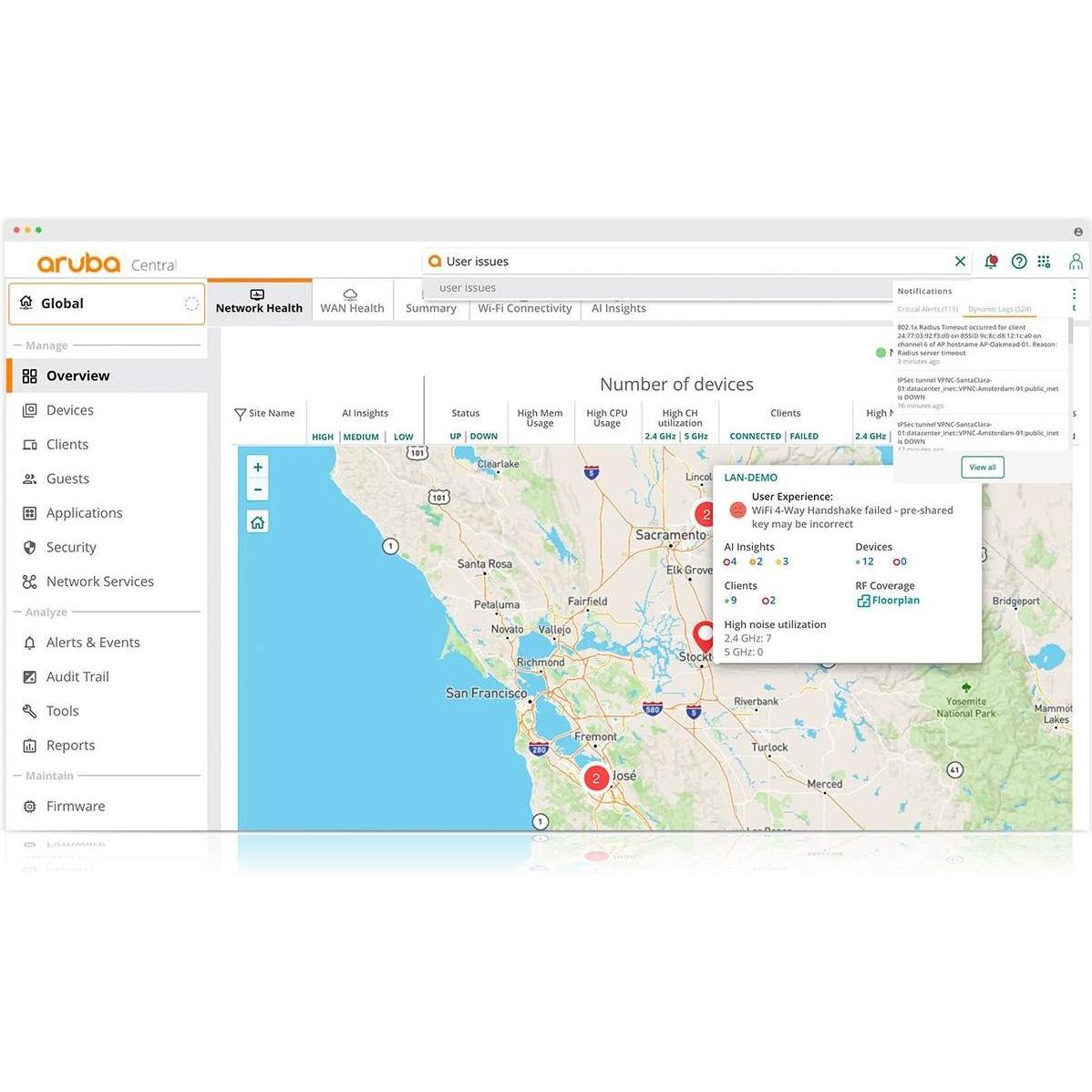 HPE E Aruba Central AP, Foundation Subscription, 1 year, E-STU für