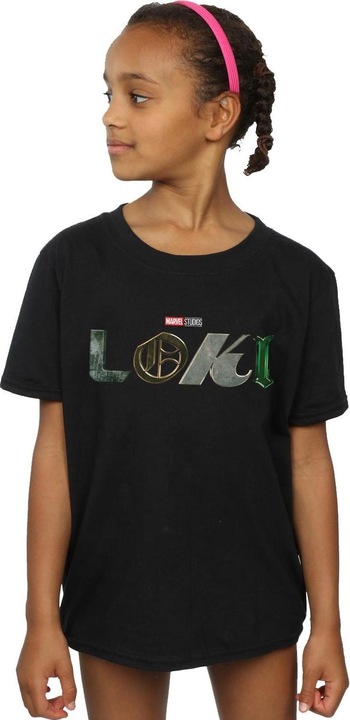 Immagine prodotto Loki Logo Maglietta Ragazze (152, 158)