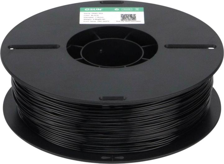 Produktbild eSUN Filament PEBA 90A Schwarz 1.75 mm 1 kg (PEBA, 1.75 mm, 800 g)