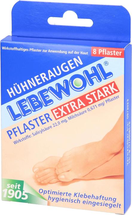 Produktbild Lebewohl Hühneraugenpflaster extra stark, 8 St. Pflaster (8 x)