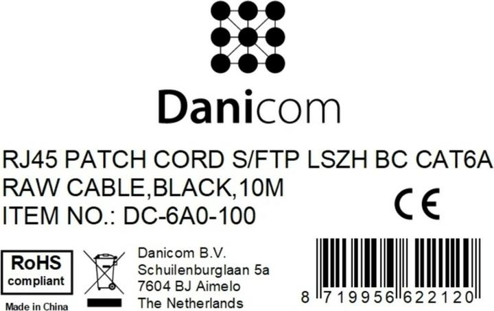 Produktbild Dsit CAT 6a Netzwerkkabel LSOH (CAT6a, 10 m)