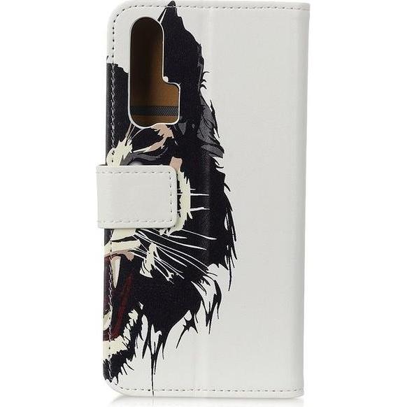 Thumbnail - MU Style Leder Bookcover Image II Series (Honor 20 Pro), Smartphone Hülle, Mehrfarbig