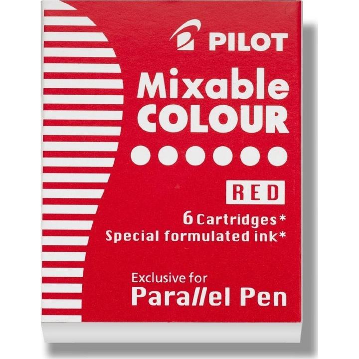Produktbild Pilot Tintenpatrone Parallel Pen Rot (Rot, 6 Stk.)