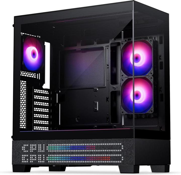 Actual product image Phanteks Boitier Moyen Tour E-Atx Xt View Matrix RGB Avec Panneaux Vitrés (Noir) (ATX, E-ATX, mATX, Mini-ITX)