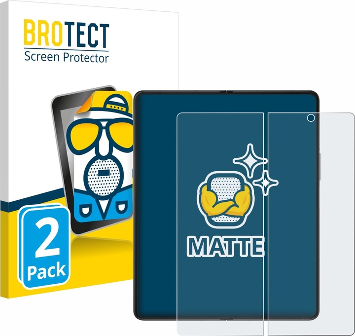 Actual product image BROTECT Anti-glare screen protector matt (2 Piece, Samsung Galaxy Z Fold3)