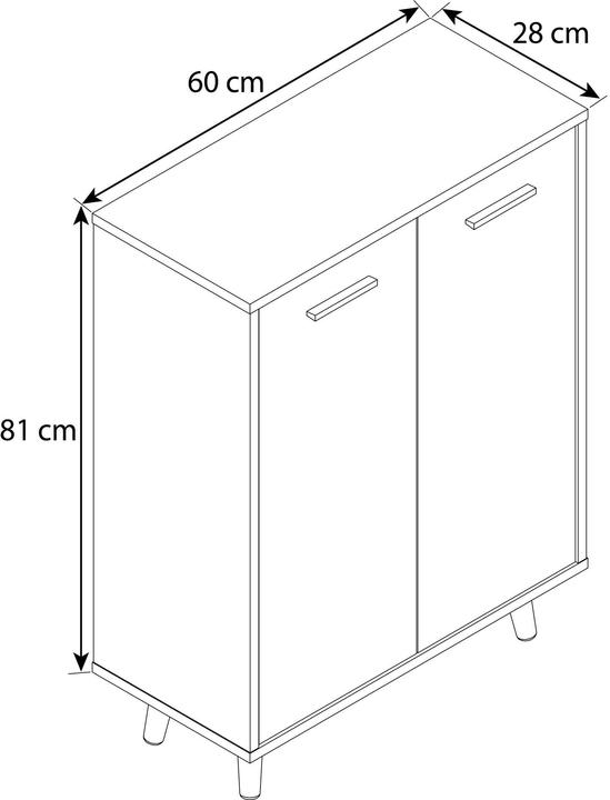 Immagine prodotto VCM Landos (60 x 32 x 81 cm)