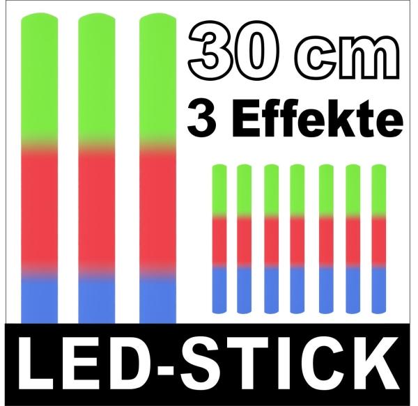 Actual product image Knicklichter 1 LED Sticks Party Glow Stick 30 cm 3 Effects (1 pcs.)