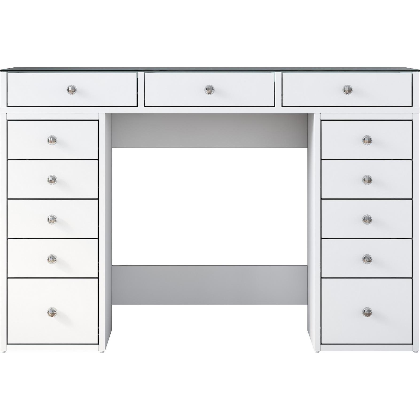 Skye Decor Weiss Schminktisch, Diamond (120 X 44.50 X 79.80 Cm)