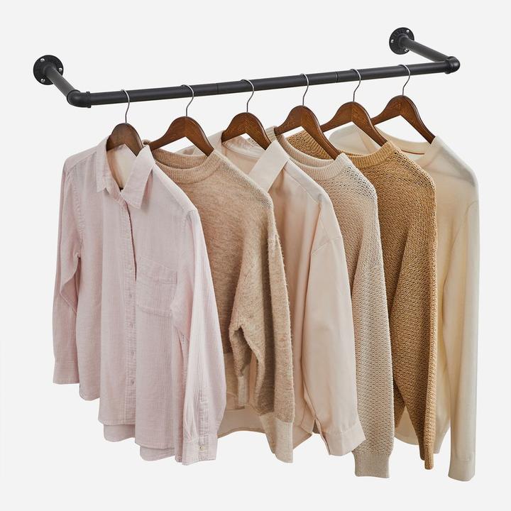 Actual product image Songmics Set of 2 clothes rails for wall mounting