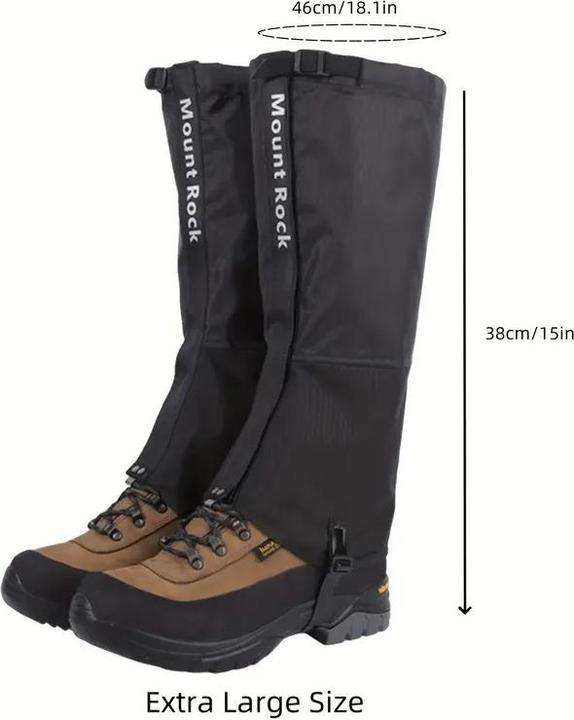 Produktbild Swissdetector Ein Paar wasserdichte Gamaschen für Outdoor-Aktivitäten (XL) (XL)