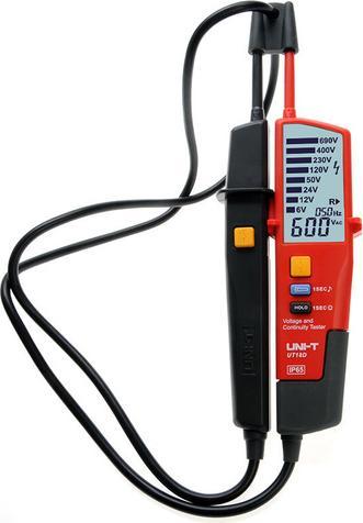 Produktbild Uni-Trend Spannungsprüfer UT18D mit LC- Display (CAT IV 600V, CAT III 690V)