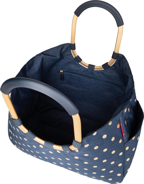 Image du produit reisenthel loopshopper L frame metallic dots blue